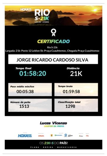 K1 - Meia Maratona Rio S-21K 2019: Leblon=>Aterro