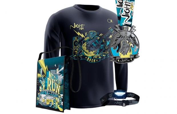 Kit Night Run 2019b - Night Run 2019 - Rock - Rio de Janeiro